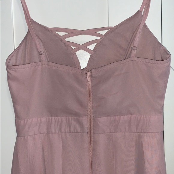 Pink Romper Chiffon High-Low Dress from Revamped - Picture 10 of 14